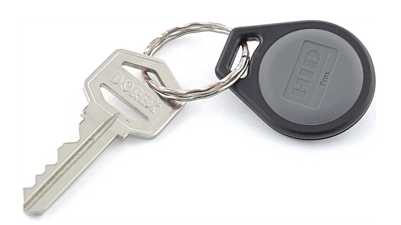 Key fob with proximity card